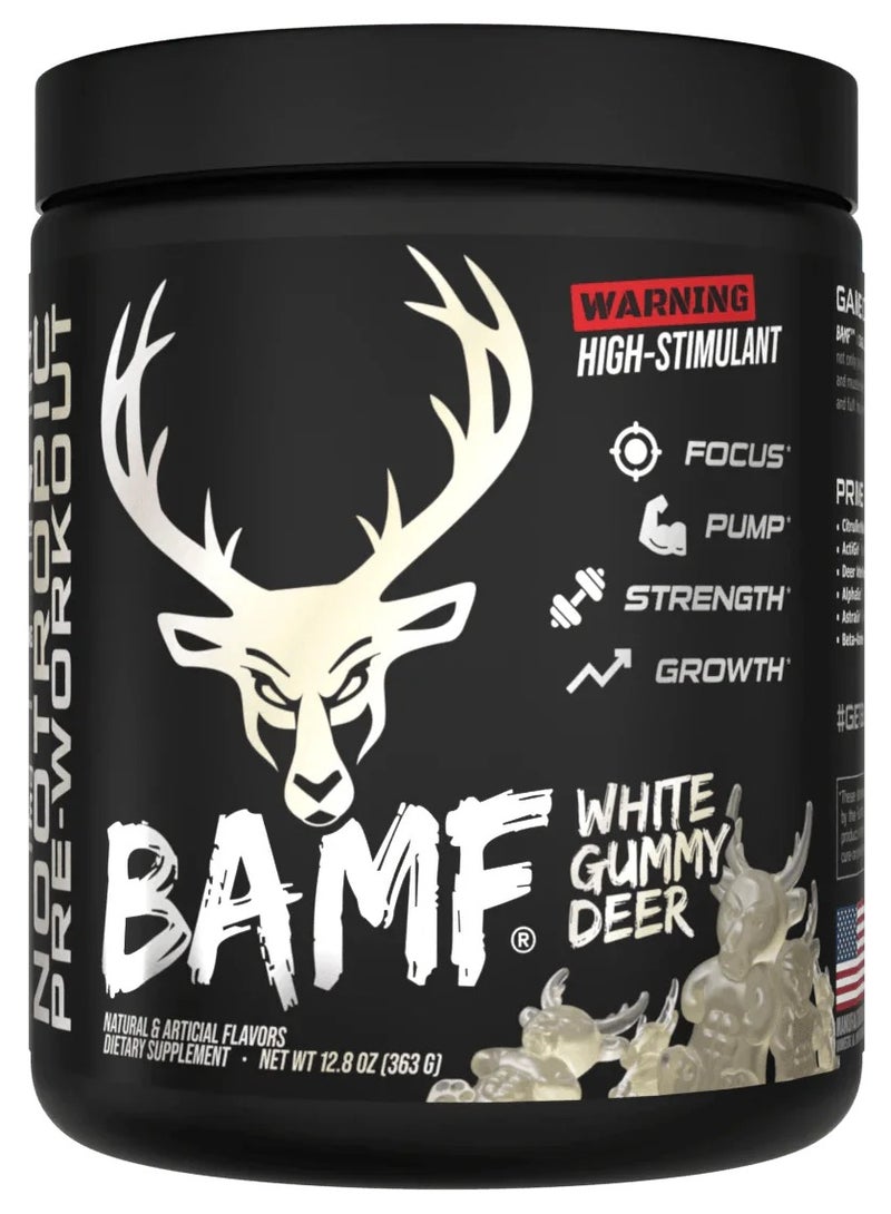 BAMF 363g Pre-Workout White Gummy Deer Flavor 30 Serving