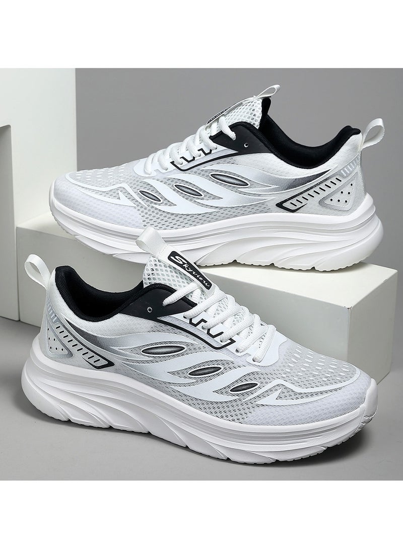 Sky View Men Walking Shoes Breathable Running Shoes Sport Athletic Sneakers Gym Tennis Sneakers Men Casual Slip On Comfortable Lightweight Workout Shoes