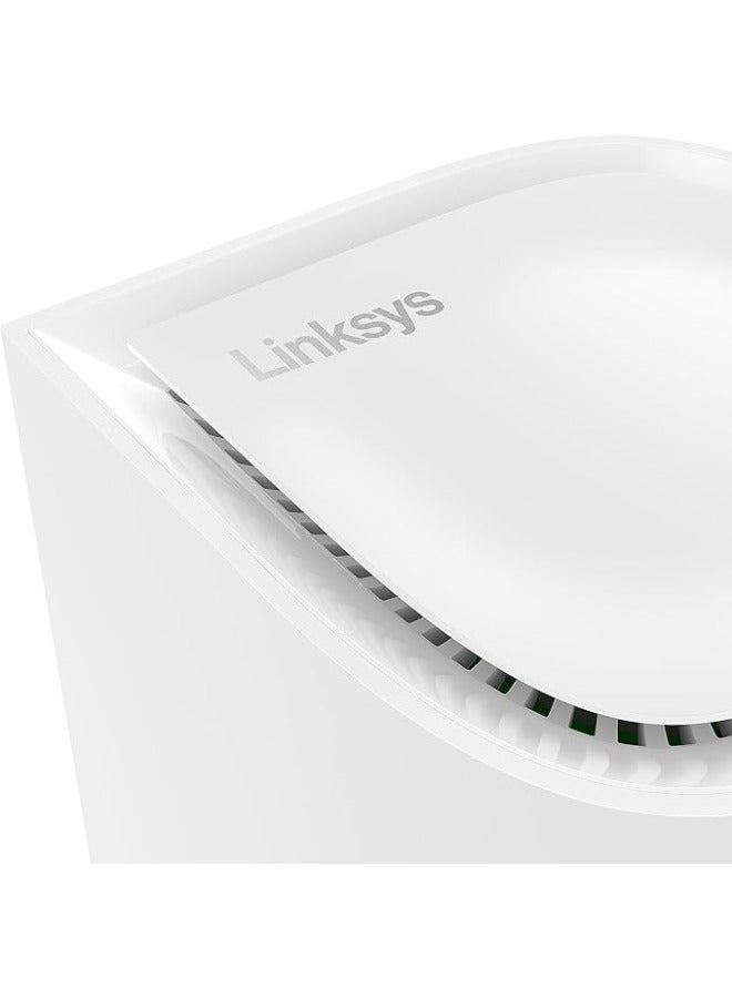 Velop Pro 7 10G Mesh WiFi 7 Router TriBand BE11000 - Full Coverage w/ Cognitive Mesh System, 10 Gbps True Gigabit Speed, Simple Set-up, up to 2,700 sq. ft. & 200 Devices - 1x Router White