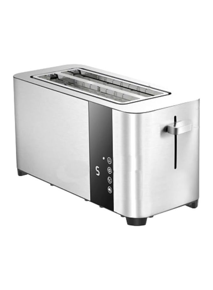 MEBASHI Daily Collection Toaster – 1400W Stainless Steel 2-Slice Long Toaster with 3 Functions and 7 Browning Levels (ME-TST103)