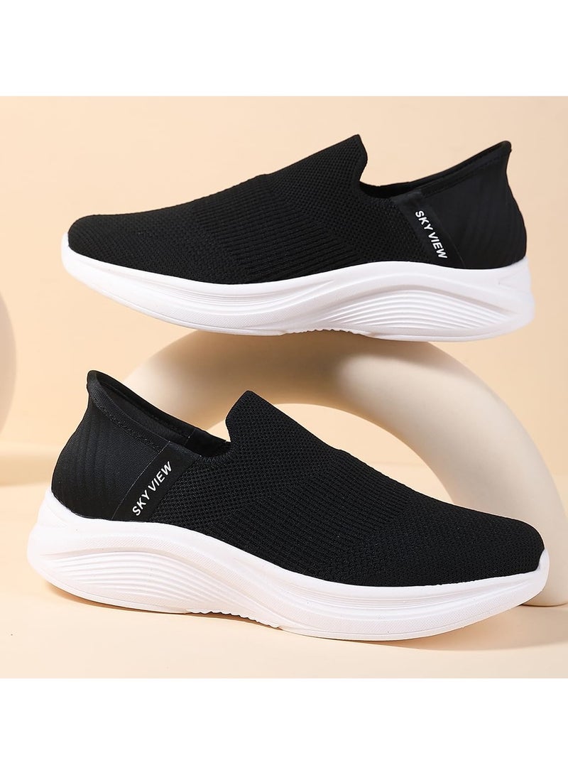 Sky View Men and Women Walking Shoes Unisex Sneakers Mesh Workout Running Shoes Non Slip Gym Comfort Casual Memory Foam Tennis Jogging Sports Shoes