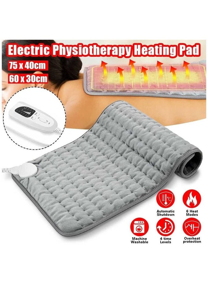 Heating Pad Electric Heating Pads  Hot Heated Pad for Back Pain Muscle Pain Relieve  Dry & Moist Heat Therapy Option  Auto Shut Off Function