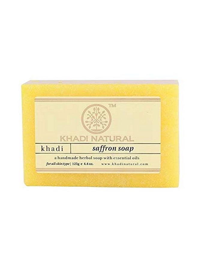 Ayurvedic Handmade Bath Soap 125G Each Saffron Soaps Pack Of 4