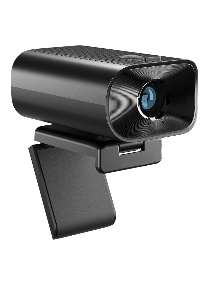 Conference Webcam High Definition Video Camera With Built In Microphone Ideal For Online Meetings And Virtual Conferences