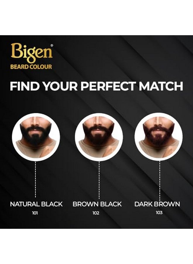 Professional Beard Colour B103 Dark Brown| Leaves No Stains 40G+40G