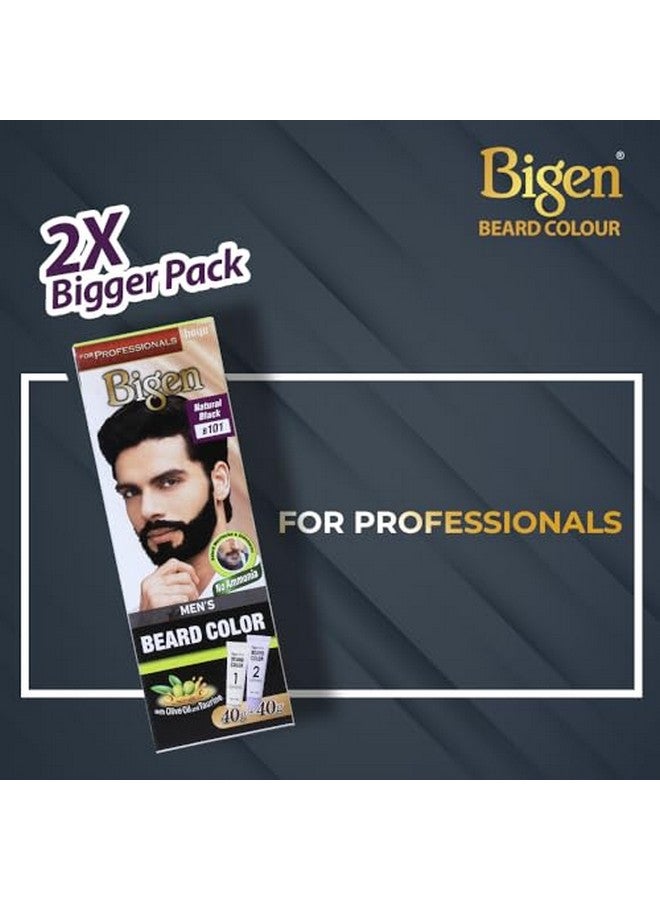 Professional Beard Colour B103 Dark Brown| Leaves No Stains 40G+40G