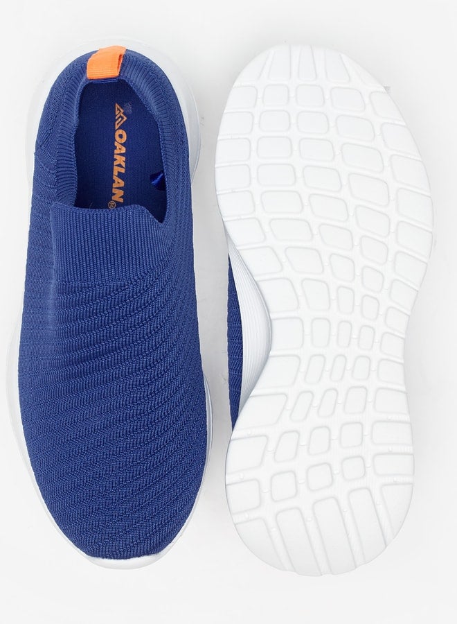 Textured Slip-On Sports Shoes