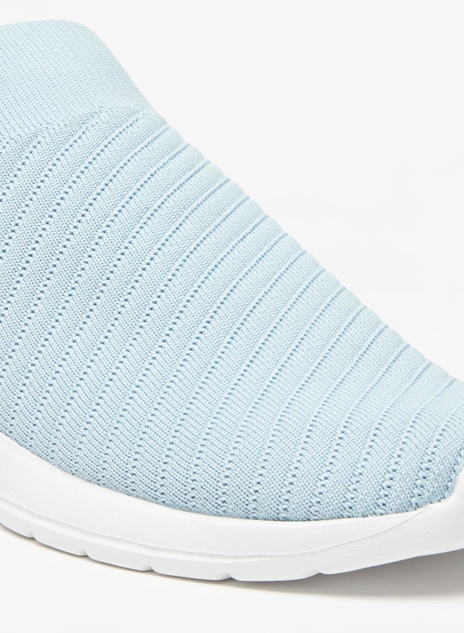 Girls Mesh Detail Slip-On Sports Shoes