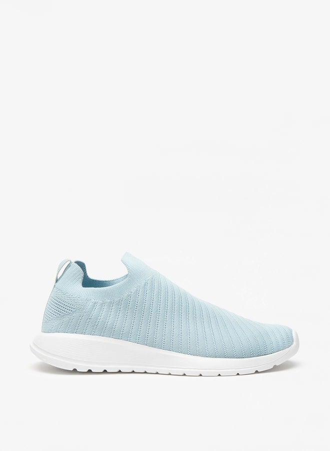 Girls Mesh Detail Slip-On Sports Shoes