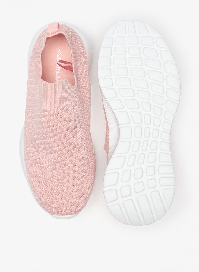 Girls Mesh Detail Slip-On Sports Shoes