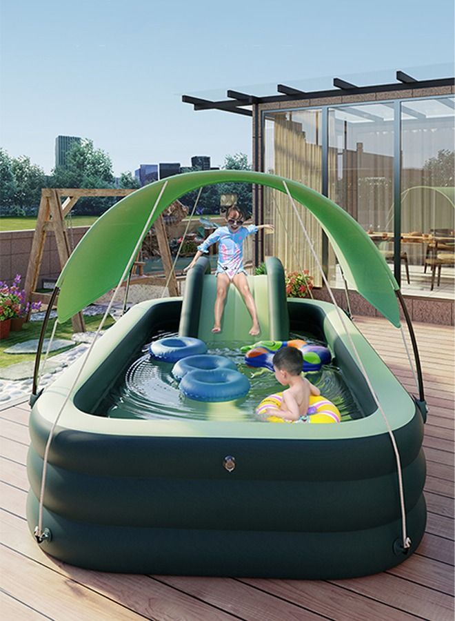 Automatic Inflatable Swimming Pool Shaded Folding Pool Play Pool Inflatable Pools