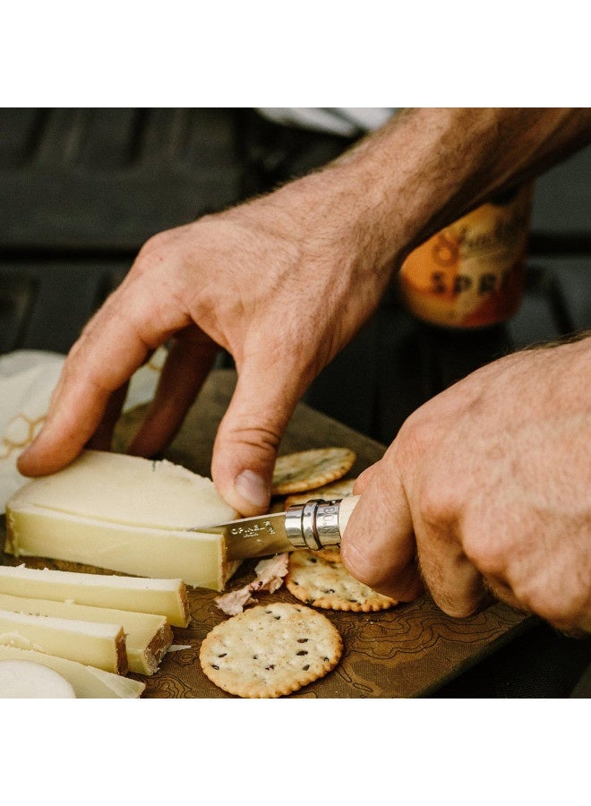 Opinel No.07 Stainless Steel Folding Knife With Beechwood Handle