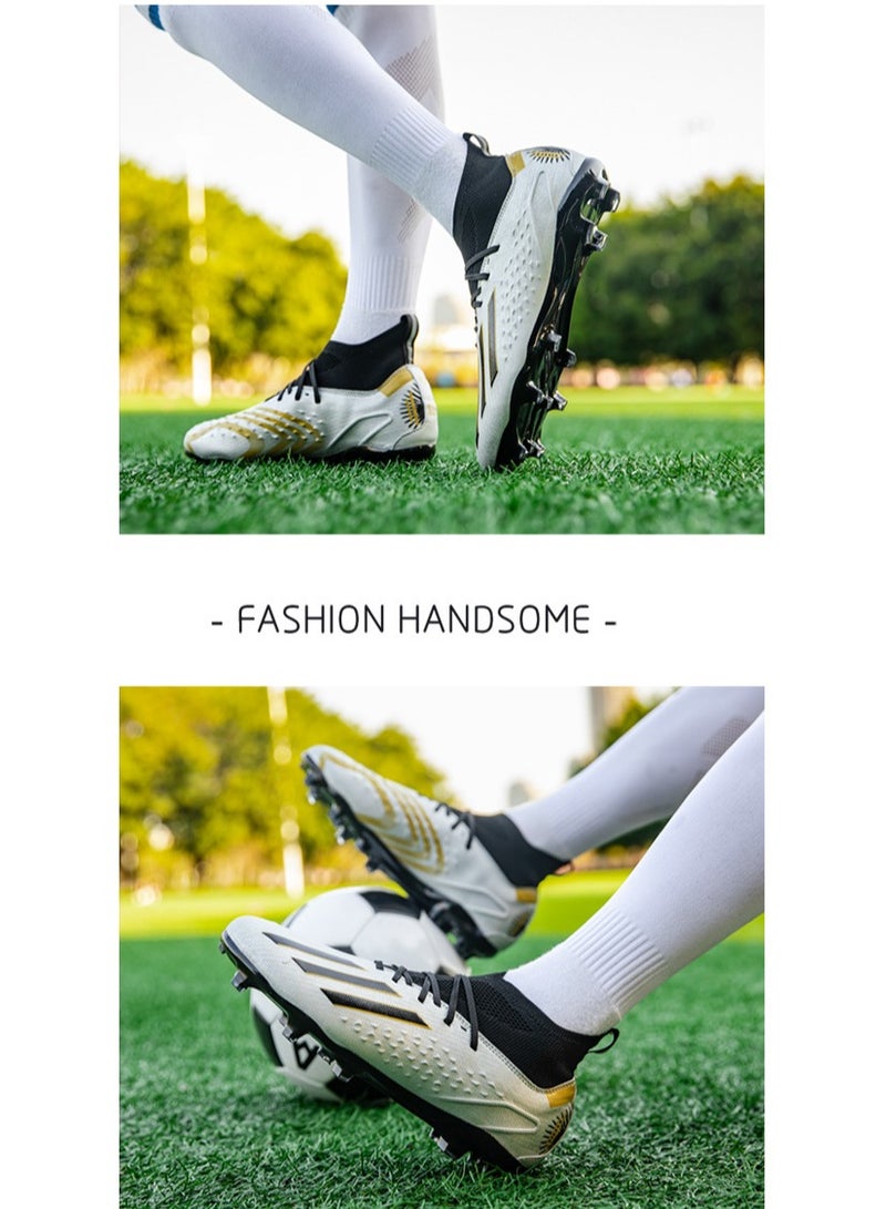 Men's football shoes, suitable for outdoor and indoor professional teenage boy football shoes, men's and women's universal football shoes.