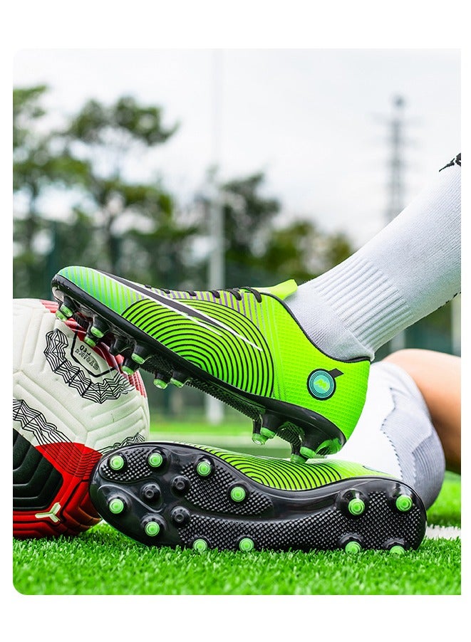Men's football shoes, suitable for outdoor and indoor professional teenage boy football shoes, men's and women's universal football shoes.