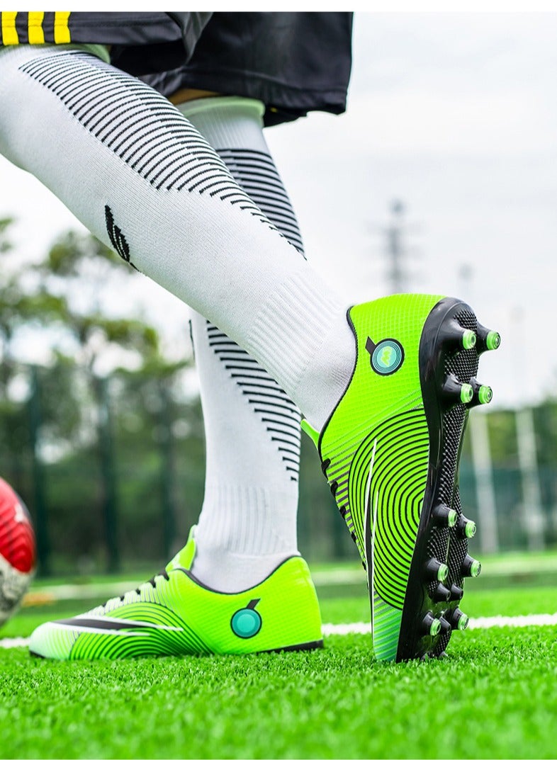 Men's football shoes, suitable for outdoor and indoor professional teenage boy football shoes, men's and women's universal football shoes.