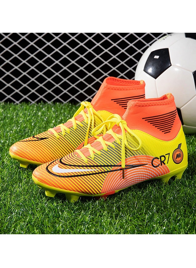 Men's football shoes, suitable for outdoor and indoor professional teenage boy football shoes, men's and women's universal football shoes.