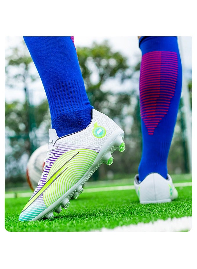 Men's football shoes, suitable for outdoor and indoor professional teenage boy football shoes, men's and women's universal football shoes.