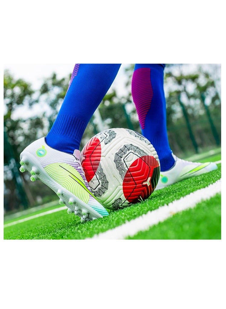 Men's football shoes, suitable for outdoor and indoor professional teenage boy football shoes, men's and women's universal football shoes.