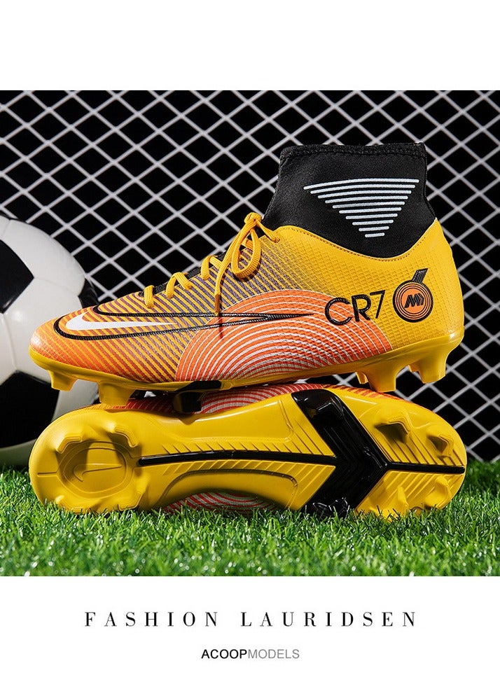 Men's football shoes, suitable for outdoor and indoor professional teenage boy football shoes, men's and women's universal football shoes.