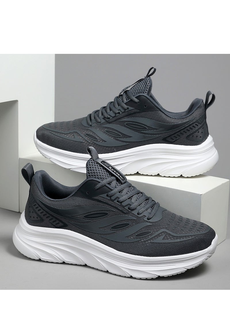 Sky View Men Walking Shoes Breathable Running Shoes Sport Athletic Sneakers Gym Tennis Sneakers Men Casual Slip On Comfortable Lightweight Workout Shoes