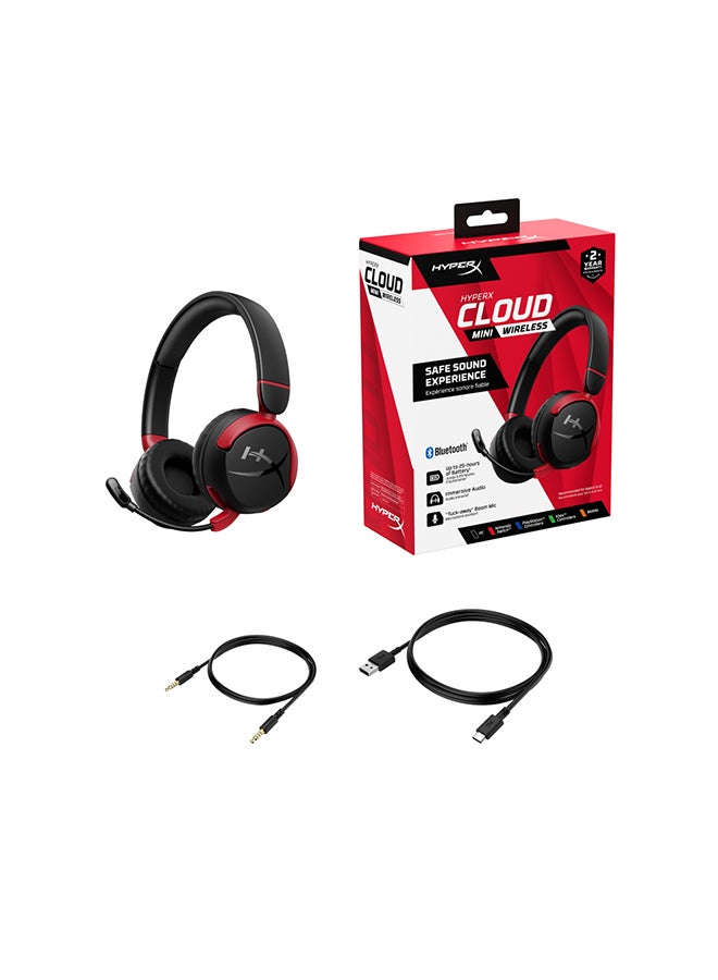 Cloud Mini - Wireless Gaming Headset, Volume level below 85dB, Immersive audio, Durable tuck-away boom mic, Lightweight comfort  | 7G8F1AA