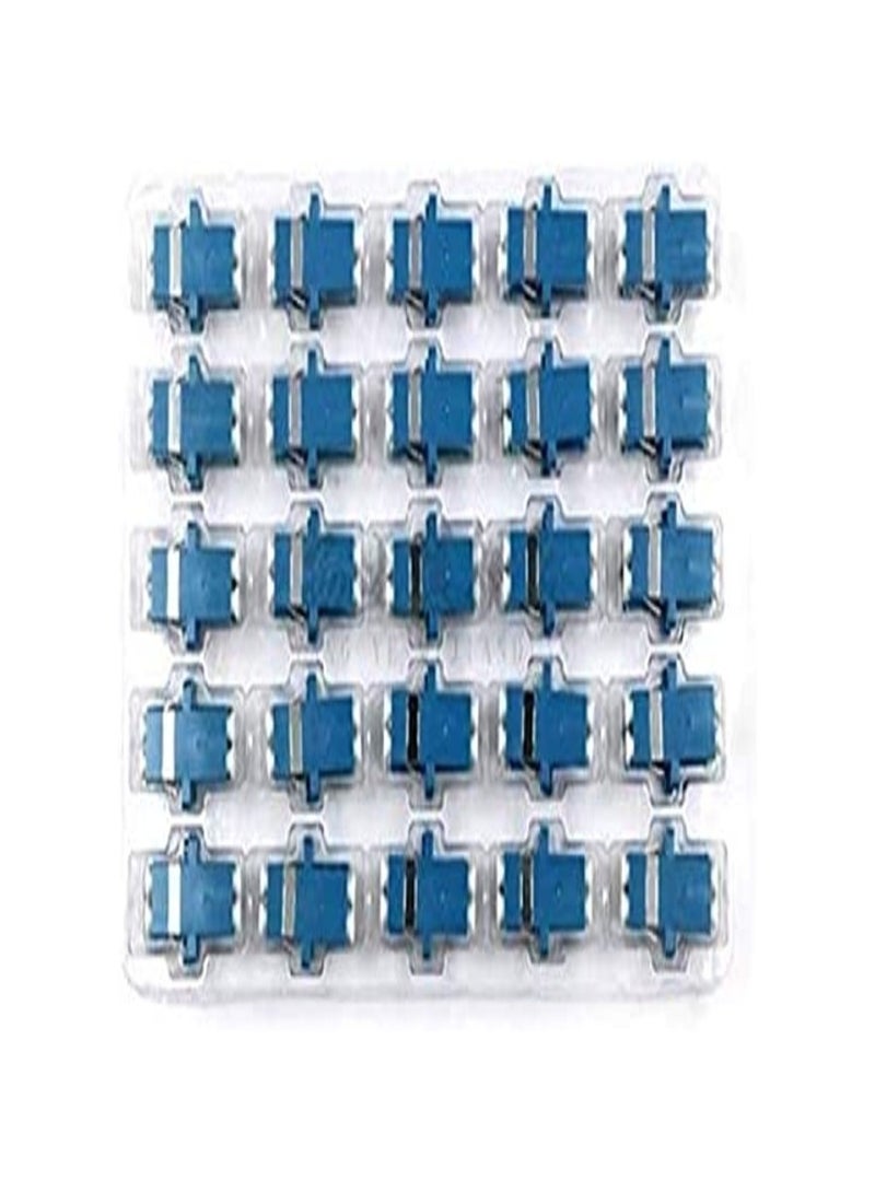 Fiber Optic - LC UPC Duplex single-mode Fiber optic Adapter (25 Pack)