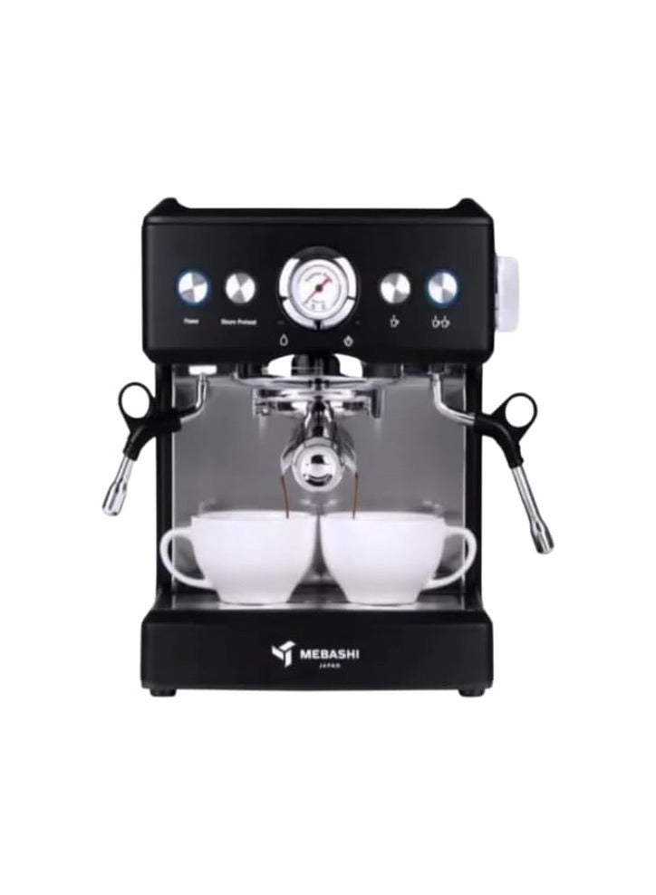 MEBASHI Commercial Coffee Machine, 2.1L Capacity, 20 Bar Pressure, (ME-CCM2051) 1350 W(Black)