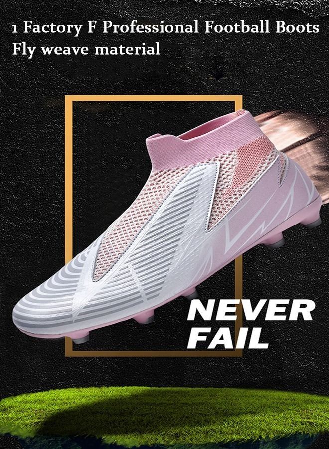 High top anti slip and wear-resistant long staple football sneakers