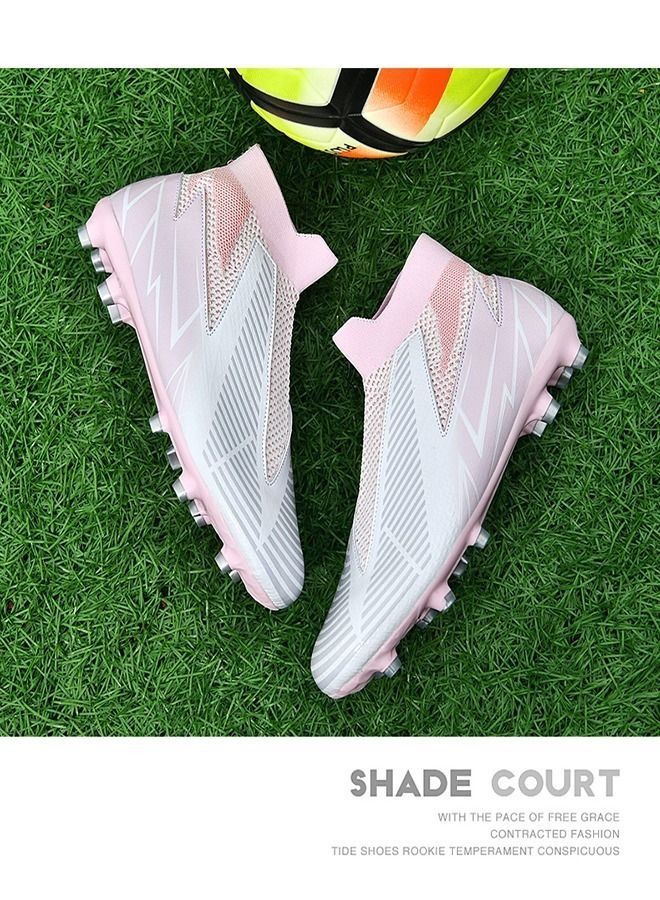 High top anti slip and wear-resistant long staple football sneakers