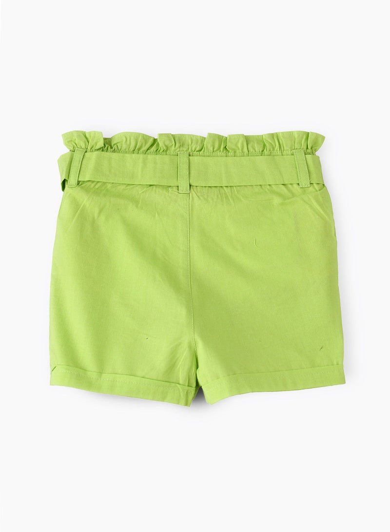 Solid Woven Shorts