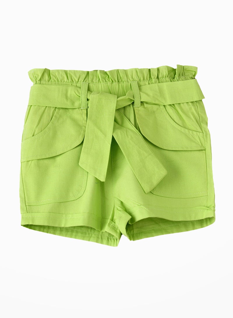 Solid Woven Shorts