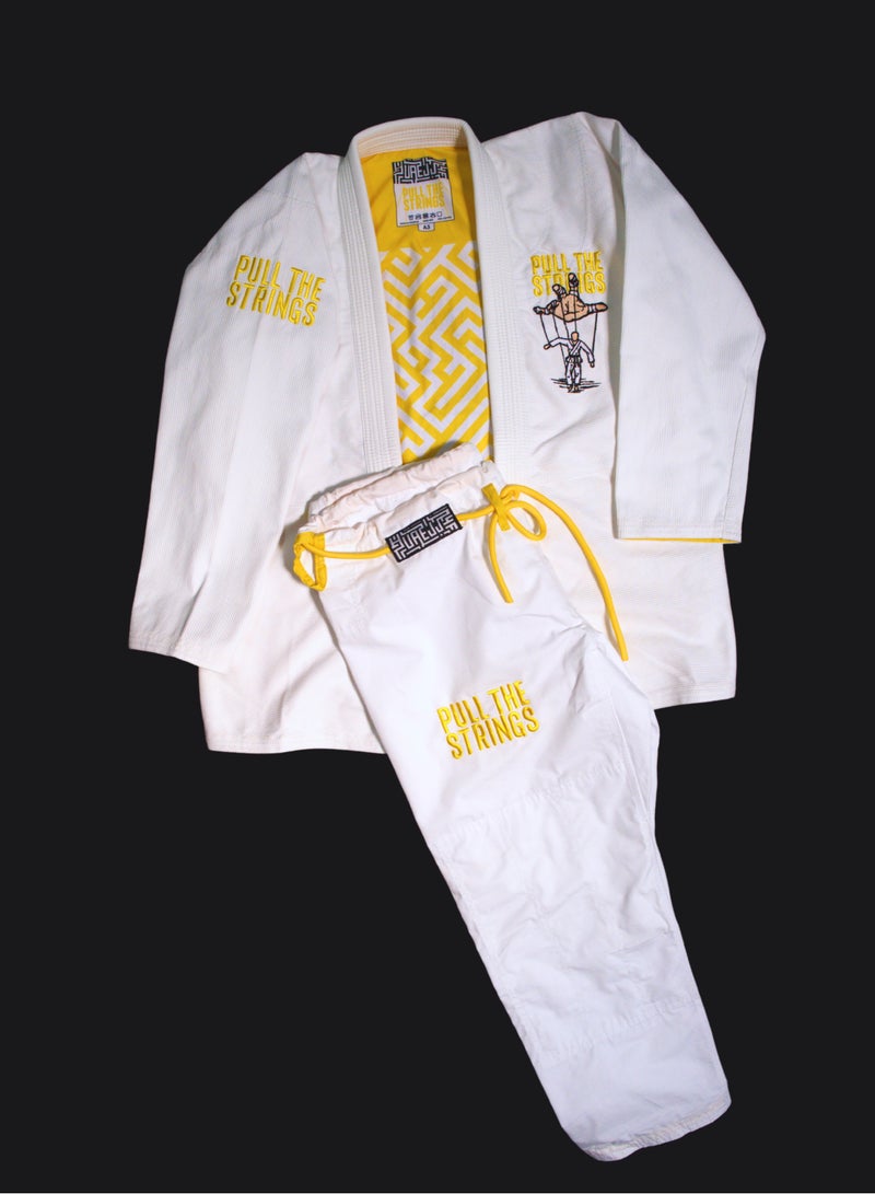 UAEJJ Kimono Karate & Martial Arts Dress for Beginners | Martial Arts Uniform for Unisex | Taekwondo Dress | Martial Art Dress | Judo Karate Dress | Jiu Jitsu Martial Arts I New Design