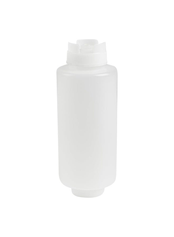 32Oz. Fifo Inverted Plastic Squeeze Bottle With Refill And Dispensing Lids - First In First Out - Perfect For Restaurants Catering And Food Trucks - 1Ct Box -