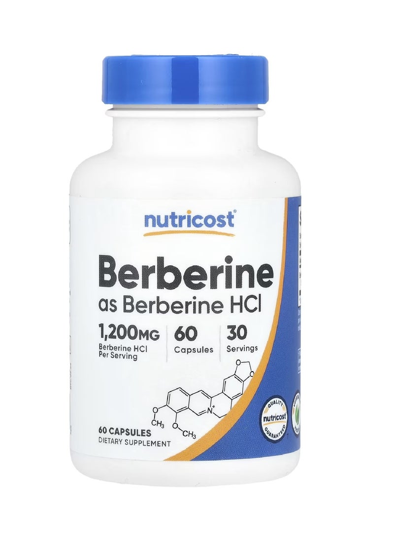 Berberine 1200 Mg 60 Capsules