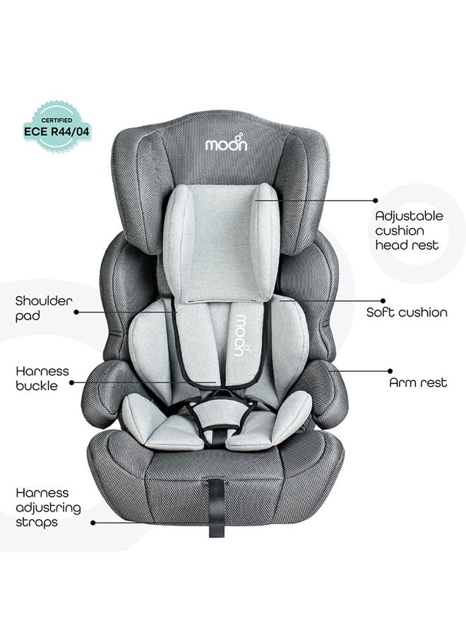 Lofty Baby Car seat  Group(1,2,3)-Black + Grey dots