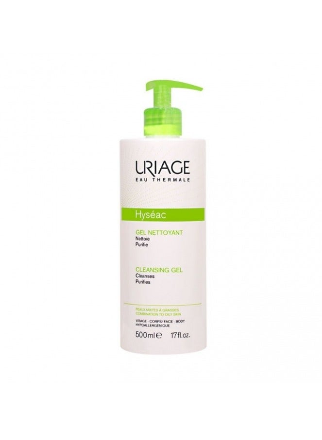 Hyseac Facial Purifier Cleansing Gel Wash for Combination Oily Skin 500ml