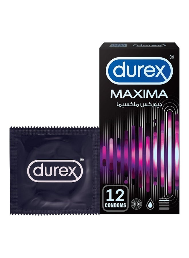 Maxima Extra Thin Condoms 12 Pieces