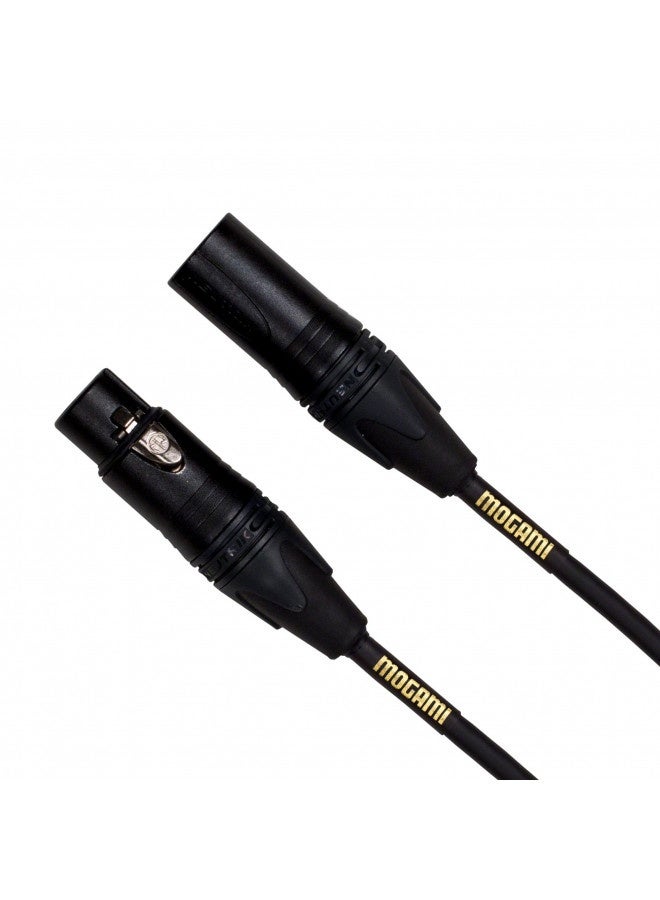 Mogami Gold Studio-10 Xlr Microphone Cable, Xlr-Female To Xlr-Male, 3-Pin, Gold Contacts, Straight Connectors, 10 Foot