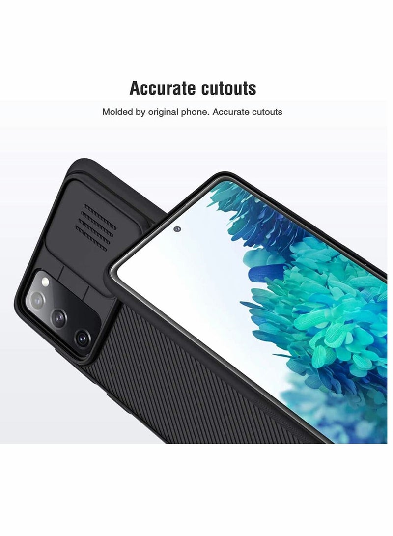 Samsung Galaxy S20 FE 5G Case with Slide Camera Cover, Slim Stylish Slip Shockproof Protective Case, for 2020