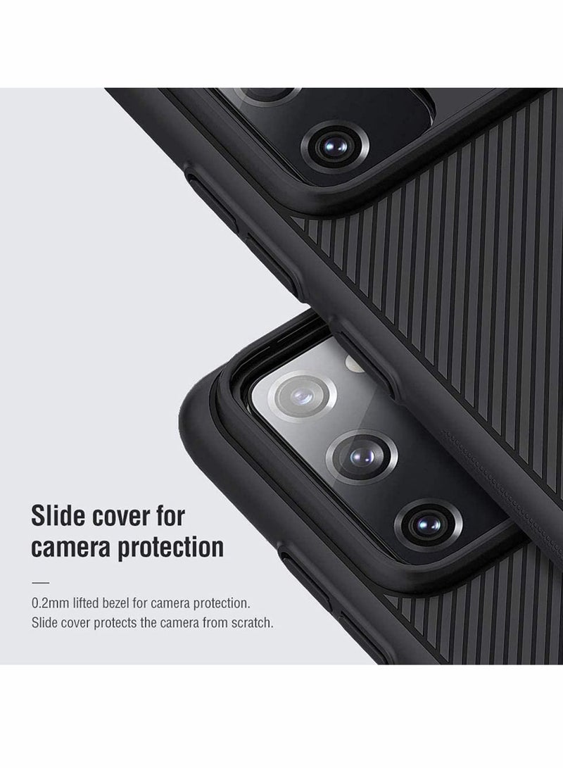 Samsung Galaxy S20 FE 5G Case with Slide Camera Cover, Slim Stylish Slip Shockproof Protective Case, for 2020