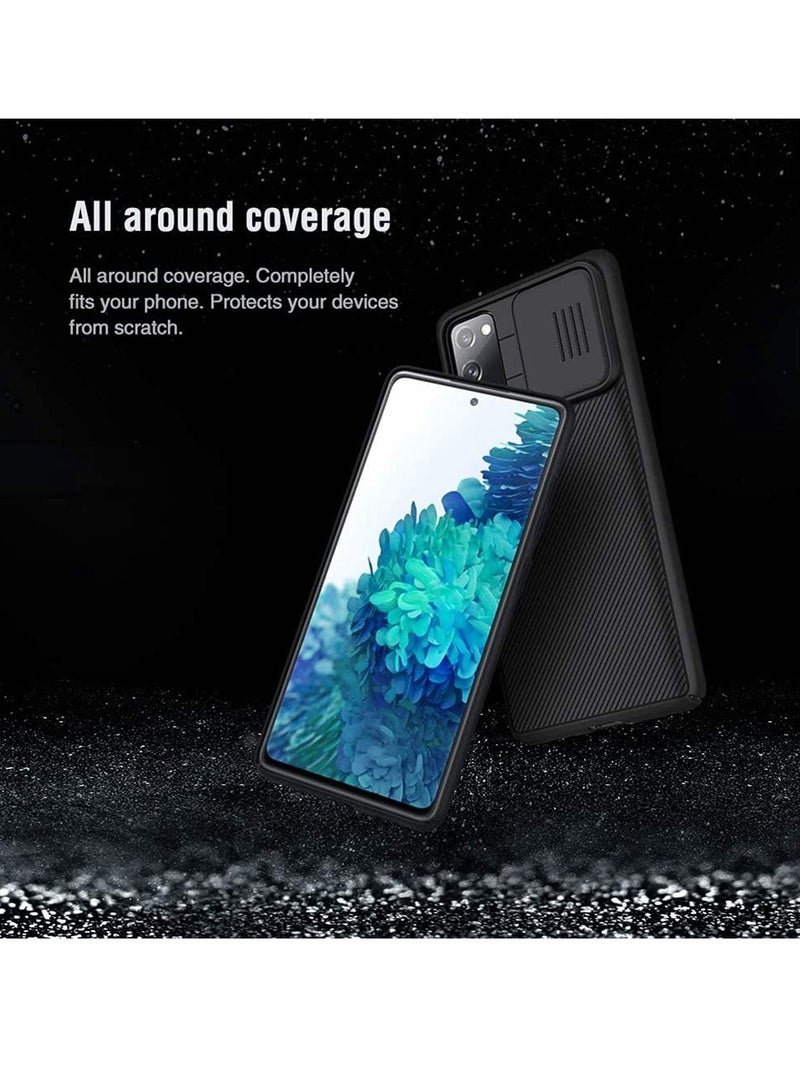 Samsung Galaxy S20 FE 5G Case with Slide Camera Cover, Slim Stylish Slip Shockproof Protective Case, for 2020