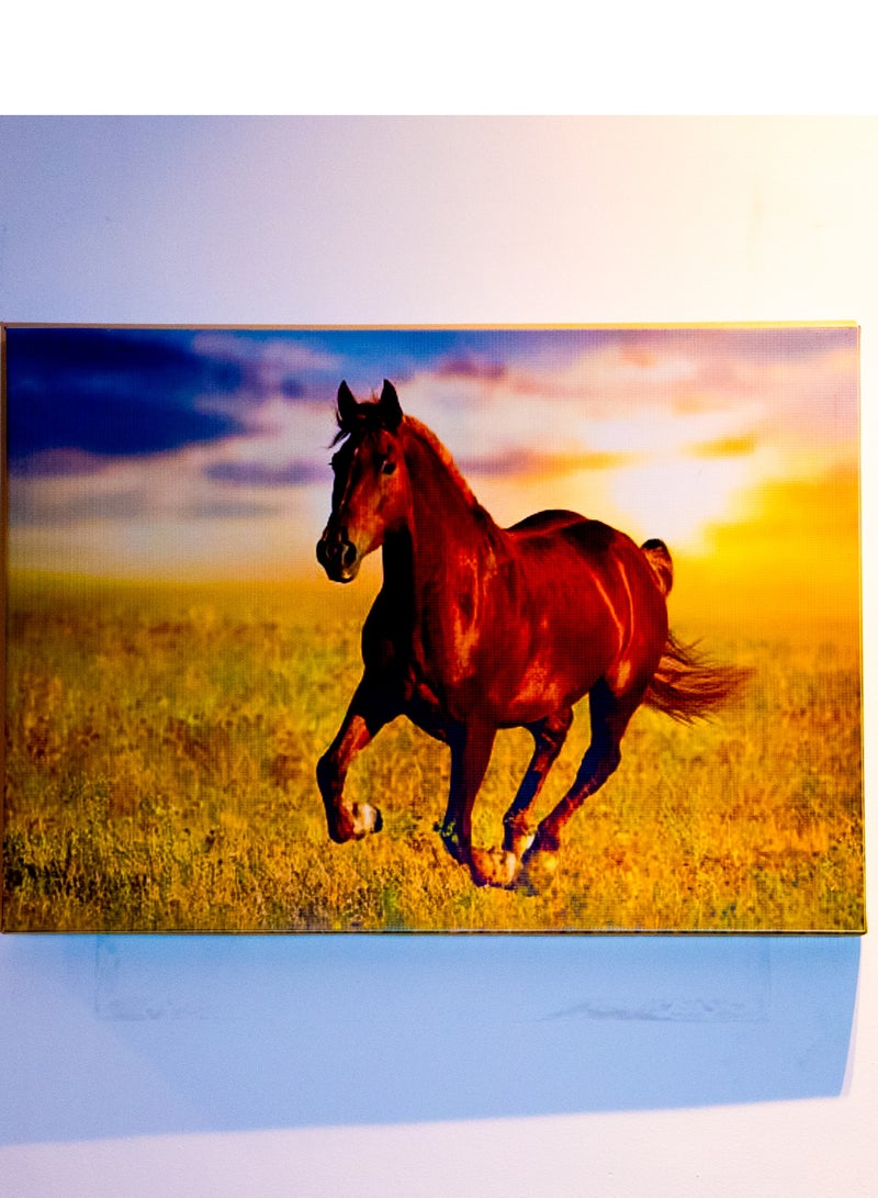 Majestic Gallop Canvas Wall Frame