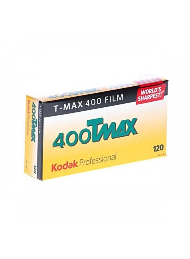 Kodak 856 8214 Professional 400 Tmax Black And White Negative Film 120 (Iso 400) 5 Roll Pack