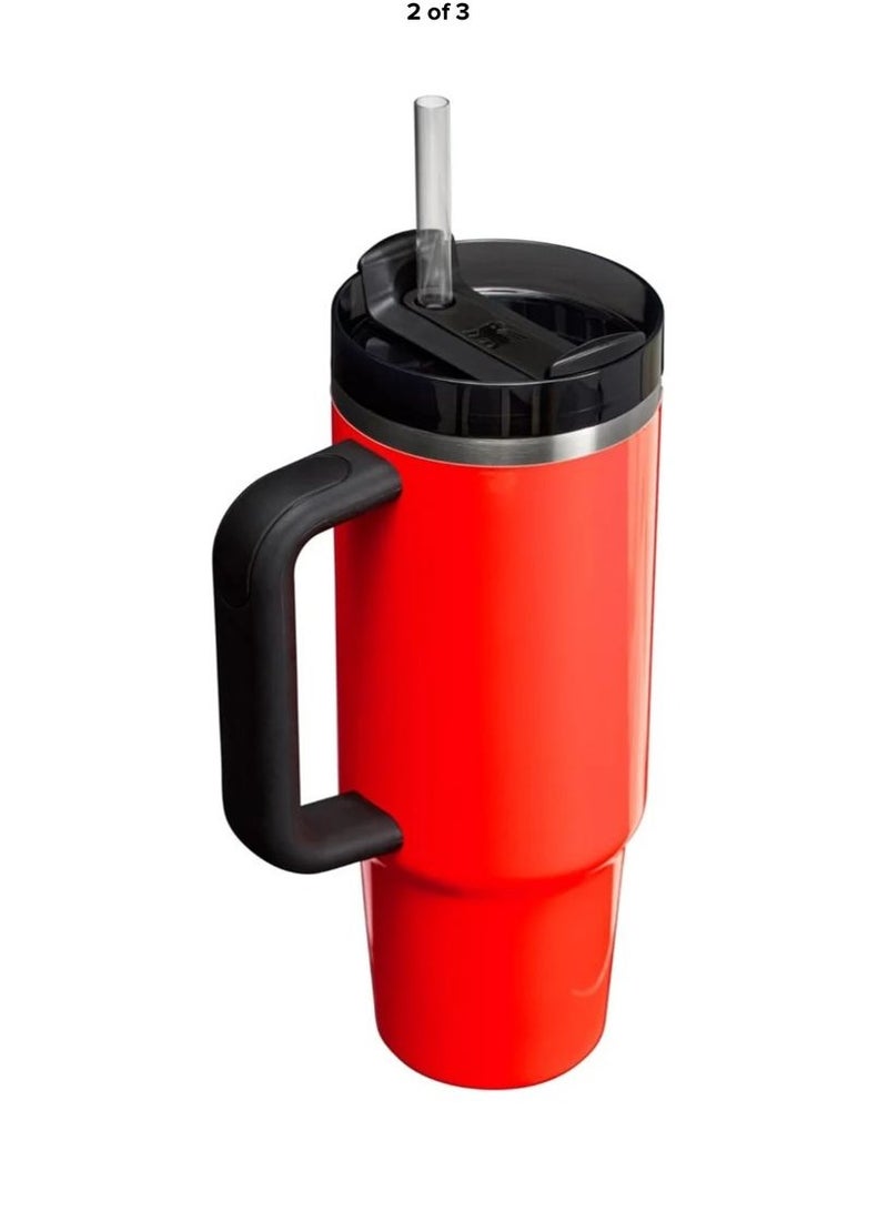 Stanley Insulated mug with straw lid, for water, Iced Tea, Coffee, Juice and Smoothie 40 oz.