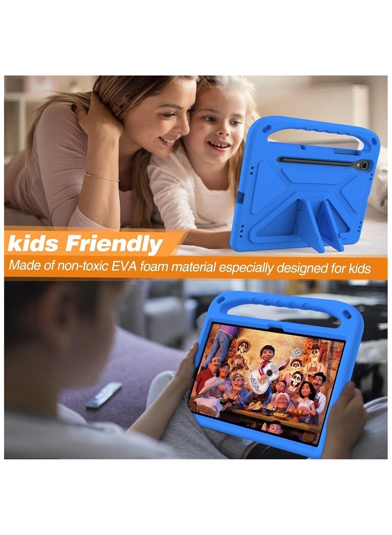 Kids Case Compatible with Samsung Galaxy Tab S9 FE SM-X510/SM-X516 11inch,Light Weight Shock Proof Handle Stand Kids Friendly Protective Cover Case Tablet Slim Cover Shell