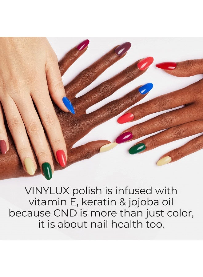 Cnd Vinylux Longwear Red Nail Polish, Gel-Like Shine And Chip Resistant Color, 0.5 Fl Oz