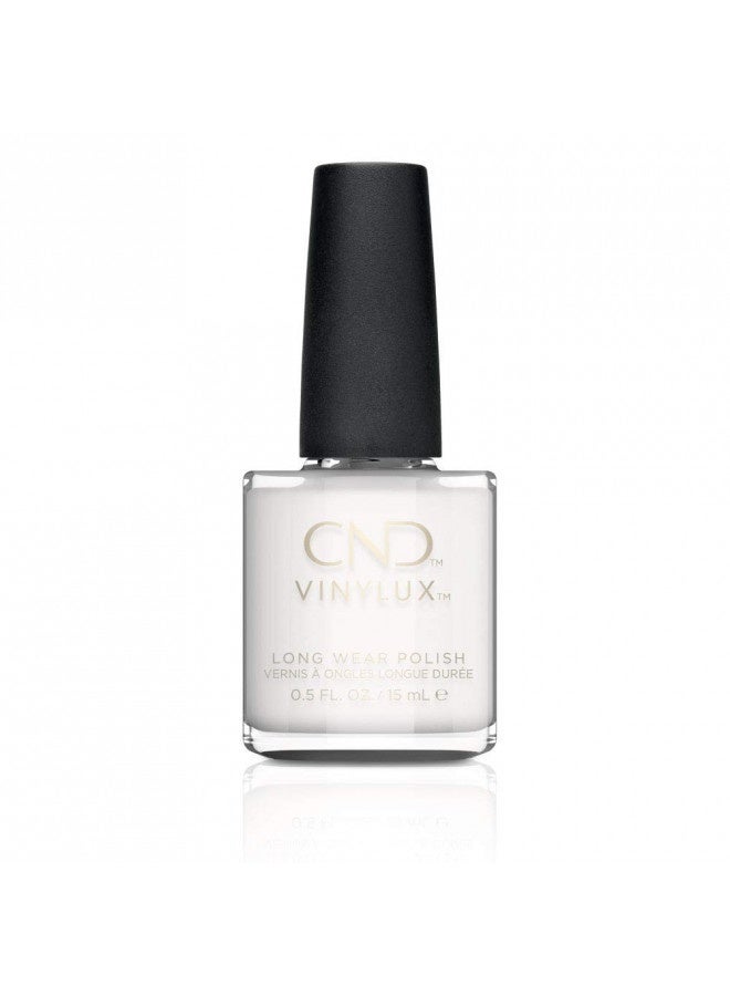 Cnd Vinylux Longwear White Nail Polish, Gel-Like Shine And Chip Resistant Color, Cream Puff #108, 0.5 Fl Oz