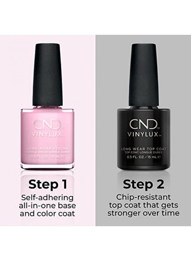 Cnd Vinylux Longwear Pink Nail Polish, Gel-Like Shine And Chip Resistant Color, 0.5 Fl Oz