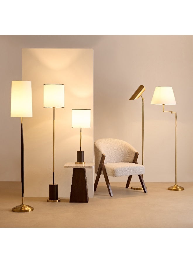 Rollins Metal Floor Lamp with Metal Shade 160 cm