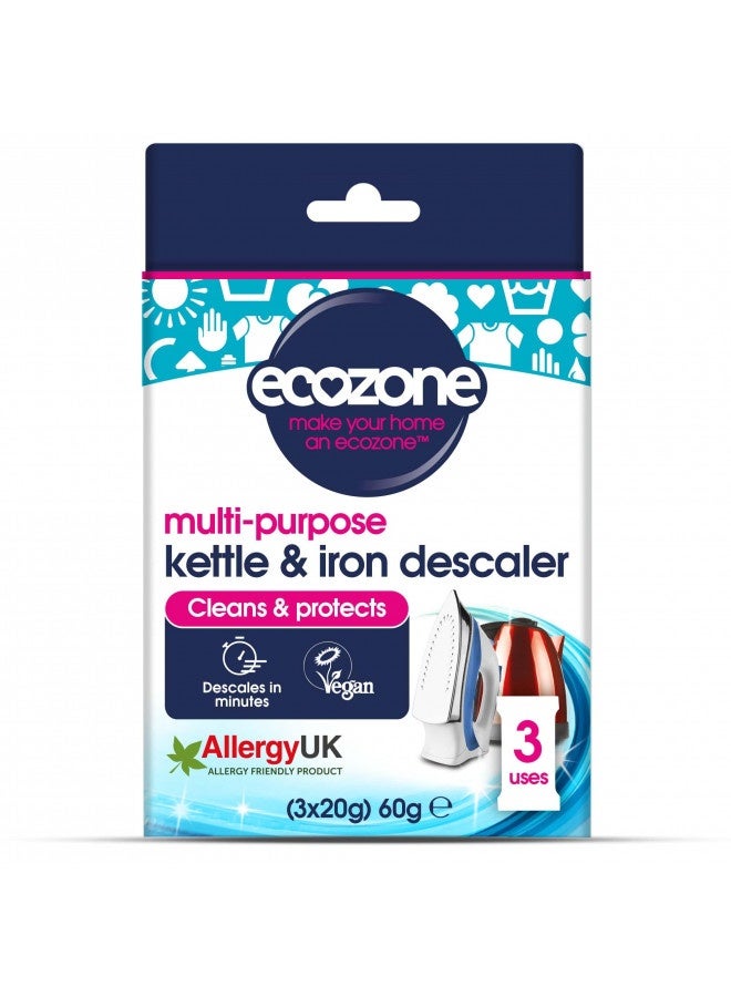 Ecozone Kettle And Iron Descaler (3X20G)